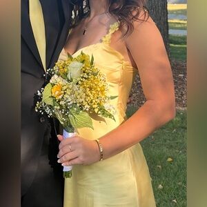 Beginning Boutique Yellow Dress